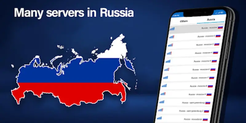 Russia VPN android App screenshot 3